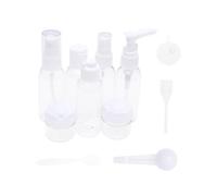 Ipetboom Set Di 11 Flaconi Spray Da Viaggio Dispenser Portatile Per Shampoo Lozione Crema Bottiglie in Pet
