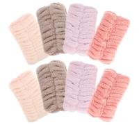 Ipetboom Set Di Braccialetti Elastici Per Il Lavaggio Del Viso Braccialetti Spa Per Ragazze Fasce Assorbenti in Flanella