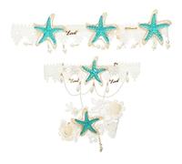 Ipetboom Set Di Fasce Per Con Stelle Marine Uniche Per Donne Elegante Copricapo Da Sposa Per Per Feste Ed Eventi