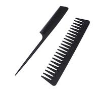 Ipetboom Set Di Pettini Da Parrucchiere - 2 Pettini A Coda Di Rondine Con Denti Grandi E Lisci Pettine Da Barbiere Per Lo Styling E La Separazione Perfetti Per Il Salone