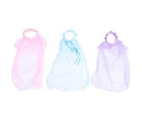 Ipetboom Set Di Veli E Corone Floreali Per Bambine 3 Pezzi Accessori Per Matrimonio Comunione Fidanzamento E Festa