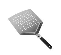 Ipetboom Spatola per Pizza Perforata in Acciaio con Manico Spatola Rettangolare per Forno Accessorio Multifunzionale per Pizza Fatta in Casa Pane e Dolci