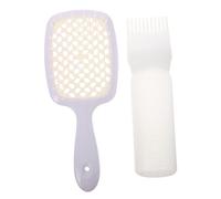 Ipetboom Spazzola Antistatica per Lisci Design Aereato per Asciugatura Rapida Bottiglie per Shampoo per Massaggio Del Capelluto per Bagnati e Corti