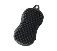 Ipetboom Spazzola Da Bagno Doppia Faccia Silicone Per Massaggio e Pulizia Strumento Pratico Per Adulti Design Antiscivolo e Materiale Sicuro