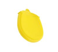 Ipetboom Spazzola Da Bagno Silicone Per Massaggi e Pulizia Della Accessorio e Resistente Colore Giallo Facile Da Appendere e Asciugare Per Tutti Gli Utenti