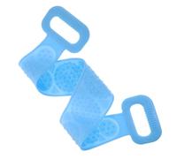 Ipetboom Spazzola Esfoliante in Silicone per Schiena Doppio Lato con Setole Miste Massaggia e Rimuove Cellule Morte Accessorio Bagno Antistanchezza Blu