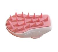 Ipetboom Spazzola per Cute Chioma Rosa in Silicone e Abs Funzione Massaggiante e Rimozione Cellule Morte, per Saloni Professionali e Uso Sotto la Doccia