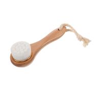 Ipetboom Spazzola per Pulizia del Viso con Manico Morbido Scrub Esfoliante e Detergente Profondo Strumento per Rimuovere Trucco e Curare