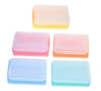 Ipetboom Spazzola Sensoriale di del Capelluto in Spugna per Ragazza 5 Pezzi Colore e Allenamento Tattile Colore per Attività Precoce in Bagno