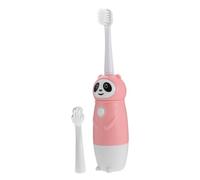 Ipetboom Spazzolino da Denti Automatico per Bambini Testine Morbide, Dispositivo la Pulizia Orale, Set Rosa Cartoon, per Età 3-12 Anni, Strumento Igiene Dentale per Bambini Piccoli