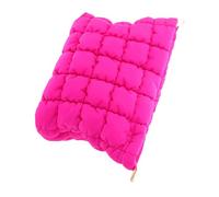 Ipetboom specchio con luci borse per il trucco kit smalto gel abbigliamento donna borsa per il trucco gonfia borse da toilette borsa per il trucco trapuntata In basso Rosy