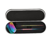 Ipetboom Specchio di Ispezione Set 2 Pezzi per Extension Ciglia Facile da Usare in Acciaio Inossidabile Nero Strumento Professionale Colore Casuale per Trucco ed Estetica