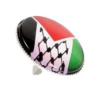Ipetboom Spilla Palestinese in Metallo Per Bavero e Sciarpa Accessorio e Pratico Per Leggera e Resistente Simbolo Sostegno