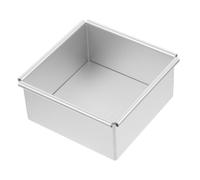 Ipetboom Stampo per Torta Quadrato in Alluminio con Rimovibile Distribuzione Uniforme del Calore Forno Utensile per Dolci e Cheesecake Uso e Professionale