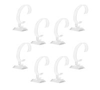 Ipetboom Supporti per Orologi Trasparenti a Forma di C in Plastica, Espositori da Banco per Orologi da Uomo e Donna, Set da 12 Pezzi per Esposizione e Sicurezza