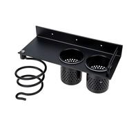 Ipetboom Supporto Per Asciugacapelli Da Bagno Porta Phon Adesivo Per Parete Organizer Per Accessori Da Toilette Facile Installazione e Risparmio Spazio Moderne Per Uso Domestico