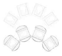 Ipetboom Supporto per Specchio in Acrilico Trasparente 8 Pezzi Ganci ad Incastro Quadrati e a Forma di Otto Kit per Appendere Quadri e Mensole su Pareti Porte e Mobili senza Residui