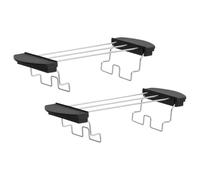 Ipetboom Supporto Tostapane in Acciaio Inox 2 Pezzi, Griglia Scaldavivande Smontabile e Pieghevole per Macchina per Toast, Accessorio Cucina Resistente e Lavabile in Lavastoviglie per Uso