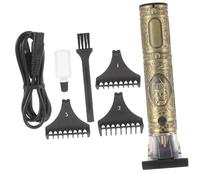 Ipetboom Tagliacapelli Elettrico Buddha Stile Retrò Forbice Scultura Per Intaglio Ricarica Usb Potente Motore Pettini Inclusi Batteria