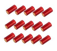 Ipetboom Tappi Bottiglie Vino Termoretraibili Rosso 100 Pezzi in Plastico Linguetta Strappo per Sigillatura a Caldo delle Bottiglie per Uso Domestico