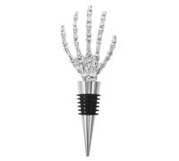 Ipetboom Tappo Lega in Mano Bottiglia a Forma di Vino per Scheletro Design Originale Affidabile di Halloween come Bomboniera Unica Feste