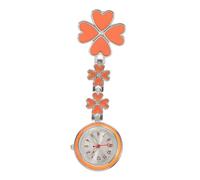 Ipetboom tavolo dell'infermiere signore orologio da infermiere appeso orologio da tasca infermiera Distintivo per l'orologio infermiere orologi per studenti infermieri Metallo Arancia