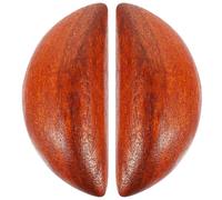 Ipetboom Tazze Sacre Divinatorie in Legno di Medie Set da 2 Pezzi Strumento per Divinazione Taoista e Decorazioni Spirituali per Meditazione e Altare Domestico