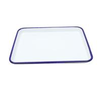 Ipetboom Teglia Smaltata Rettangolare 25x30 Cm Materiale Smaltato Resistente al Calore Multifunzionale per Cucina Domestica e Ristoranti Vassoio da Forno Antiaderente Resistente all'Usura