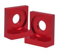 Ipetboom Tendicatena Regolabile in Lega di Alluminio 12Mm Foro Interno Rosso Set 2 Pezzi per Catene Moto Fuoristrada Accessori per Motocicletta Design Resistente e Stile Sportivo