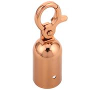 Ipetboom Terminale Fermacorda in Lega di Zinco con Gancio Scatto Cappuccio Fermacorda per Barriere con Fune Fermaglio Antisfilamento per Posti di Guardia per Eventi e Code Banquet