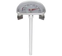 Ipetboom Termometro per Frittura in Acciaio Inox Supporto Termometro da Cucina per Olio e Barbecue Misuratore Temperatura Preciso per Cottura al Forno e Grigliate