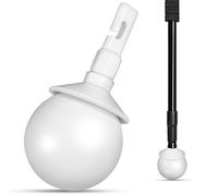 Ipetboom Testa Rotante a Sfera per Bastone da Passeggio a Uncino, Puntale in Plastica Durevole per Bastoni per Non Vedenti, Accessorio di Protezione Stabile per Uso Interno ed Esterno