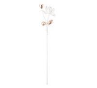Ipetboom Tornante bastoni polsini per treccia fermaglio per Accessori hair clip hair pin hair bow per cinese forcina fiore di perle Lega di zinco Silver
