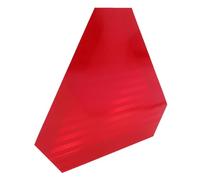 Ipetboom Triangolo Sicurezza Riflettente per Veicoli Lenti Avvertimento per Golf Veicoli Agricoli PVC Resistente per e Sicurezza