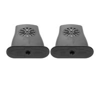 Ipetboom Umidificatore per Chitarra Nero 2 Pezzi in Plastico Portatile per Chitarra Acustica e Pannello, Controllo Umidità per Conservazione Strumento Musicale