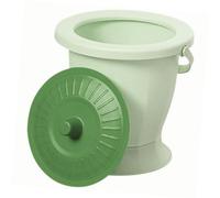 Ipetboom Vasino Portatile Plastica Con Coperchio Potty Training Urinal Per Adulti Per Anziani e Viaggi Maneggevole e Facile Da Usare