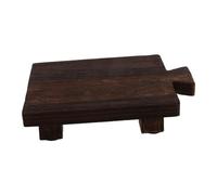 Ipetboom Vassoio Decorativo Legno Multifunzionale Per Bagno Porta Sapone e Supporto Per Piante Elegante Sgabello Legno Con Design Minimalista Resistente e Facile Da Pulire