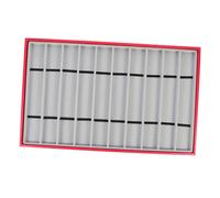 Ipetboom Vassoio Espositivo Orologi Scomparti con e Grigio in Organizer per Polsiere e Collane Custodia Resistente e Pratica per Personale e