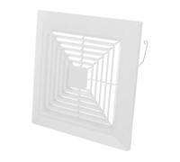 Ipetboom Ventilazione Bagno Quadrato con Molle Copertura Estrazione Aria Soffitto e Parete Facile Installazione e Rimozione Design Moderno per Ventilatore Scarico