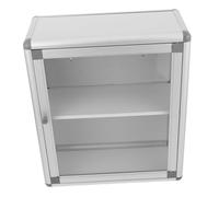 Ipetboom Wall Mounted Medicine Box With Transparent Window Medium Portable Organizer For Emergency Aid Space Saving Wall Cabinet For Offices Bathrooms Banks