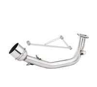 IPEVMLZ Marmitta Di Scarico Per Moto Escape Connect Tubo Di Collegamento Centrale Per Y&amaha GY6 125 GY6 150 125cc 150cc(Stile A)