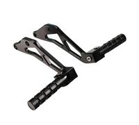 IPEVMLZ Motociclo CNC Poggiapiedi Posteriori Staffa Pedale Per Sur Ron Per Light Bee X/S/L1E Per Segway X260 X160(NERO)
