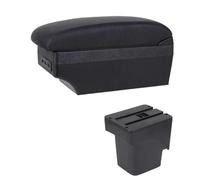 IPEVMLZ Per F&ord Per Focus 2 Mk2 2005 2006 2007-2011 Bracciolo Auto Bracciolo Console Centrale Stoccaggio Doppio Strato(E1 Linea Nera)