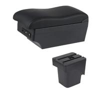 IPEVMLZ Per F&ord Per Focus 2 Mk2 2005 2006 2007-2011 Bracciolo Auto Bracciolo Console Centrale Stoccaggio Doppio Strato(E2 Linea Nera)