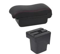 IPEVMLZ Per F&ord Per Focus 2 Mk2 2005 2006 2007-2011 Bracciolo Auto Bracciolo Console Centrale Stoccaggio Doppio Strato(B2 Linea Rossa)