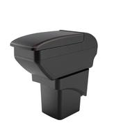 IPEVMLZ Per F&ord Per Focus 2 Scatola Bracciolo Per F&ord Per Focus 2 Mk2 Bracciolo Auto Scatola Di Archiviazione Centrale Supporto Braccio(A1 Nero rosso SENZA USB)