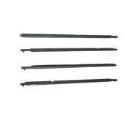 IPEVMLZ Per Toyota Per Corolla 2009-2012 Banda Di Tenuta Impermeabile A Pressione 4X Guarnizione In Gomma Per Finestrini Esterni Auto(NERO)