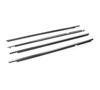 IPEVMLZ Per Toyota Per Corolla 2009-2012 Banda Di Tenuta Impermeabile A Pressione 4X Guarnizione In Gomma Per Finestrini Esterni Auto(Cromo)