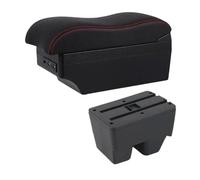 IPEVMLZ Per Toyota Per Yaris Cross Scatola Bracciolo Per Toyota Per Yaris SUV 2020 2021 2022 Bracciolo Console Centrale(E2 Linea Rossa)