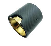 IPEVMLZ Per X1 2016 2017 2018 2019 2020 2021 2022, Modifica Estetica Manicotto Decorativo Per Tubo Di Scarico Accessori Per(Carbon fiber Texture matte Gold)